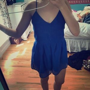 Royal blue romper